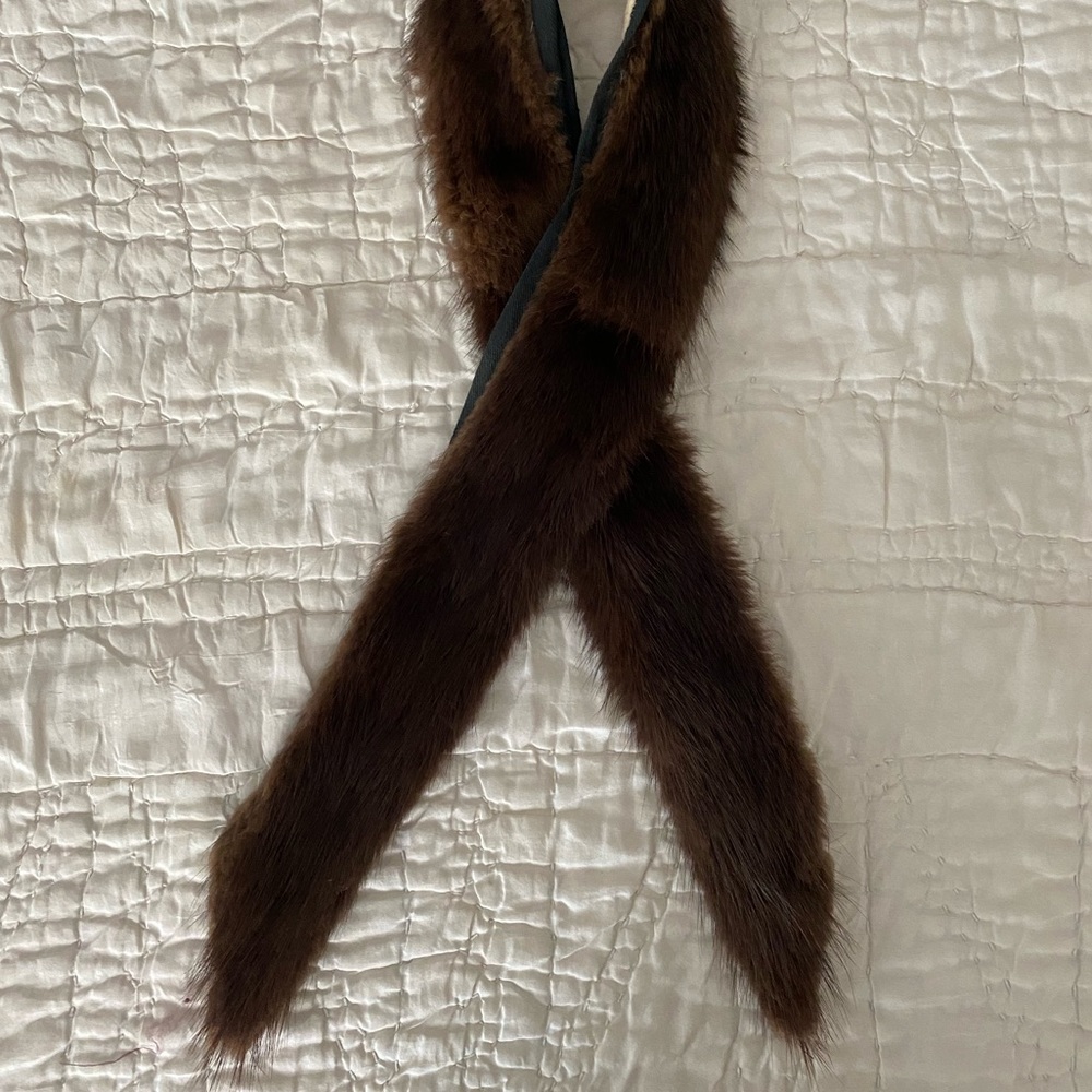Mink fur stole
